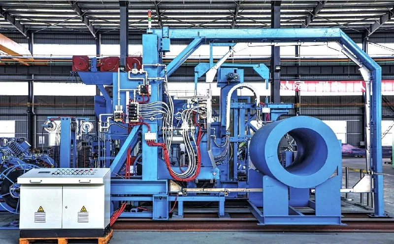 RE-CH3-2250 strip coil circumferential strapping machine.