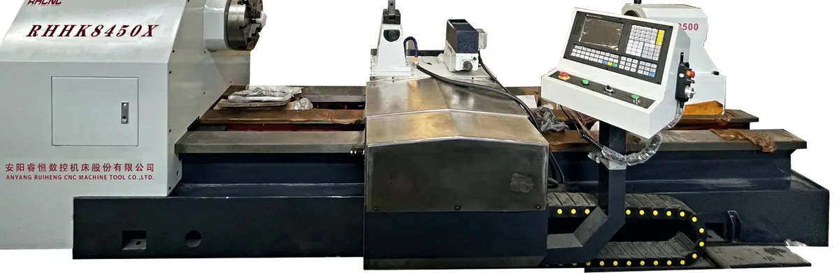 RHHK8450X CNC rib-groove milling machine.