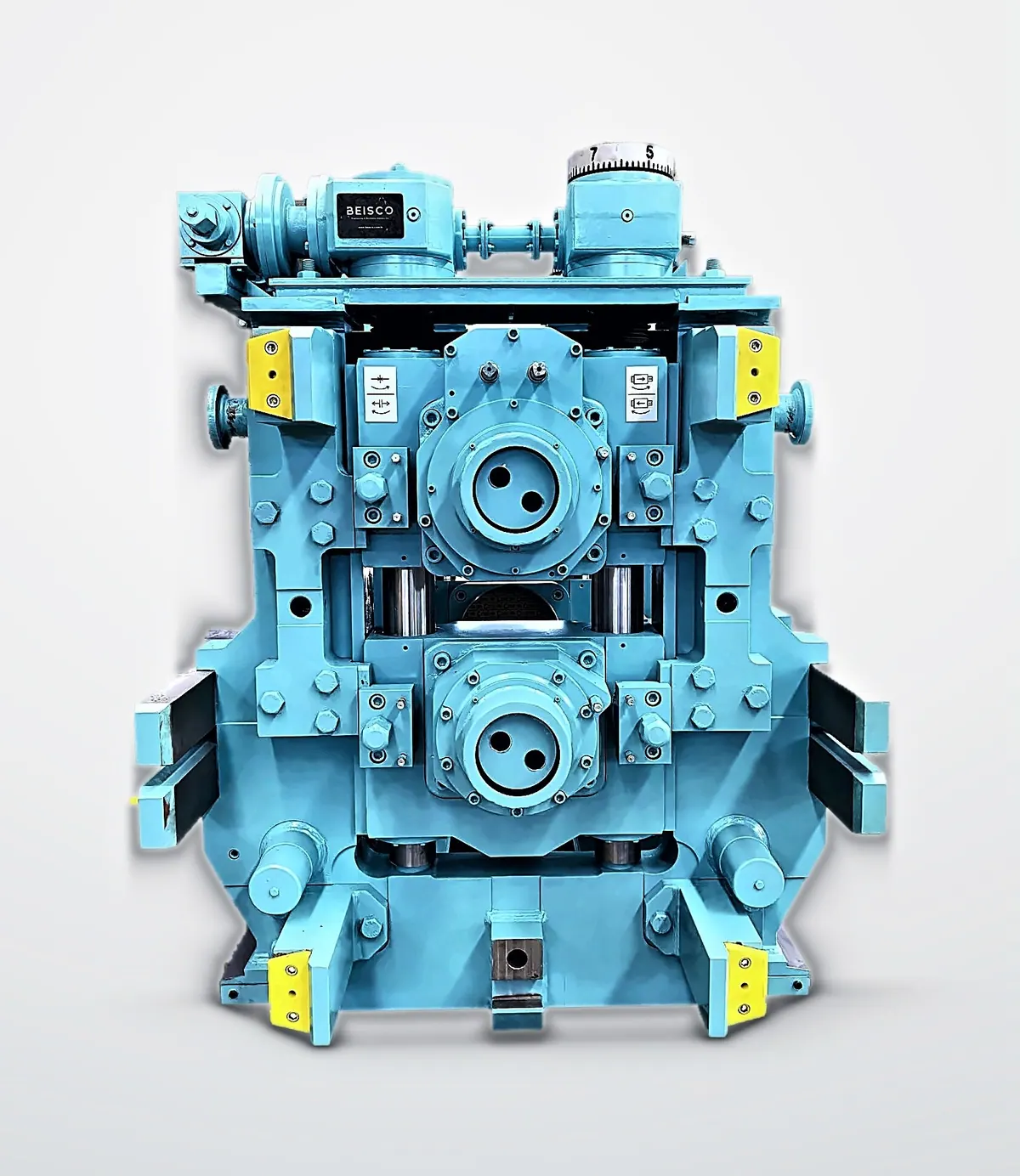 Two-high rolling mill stand